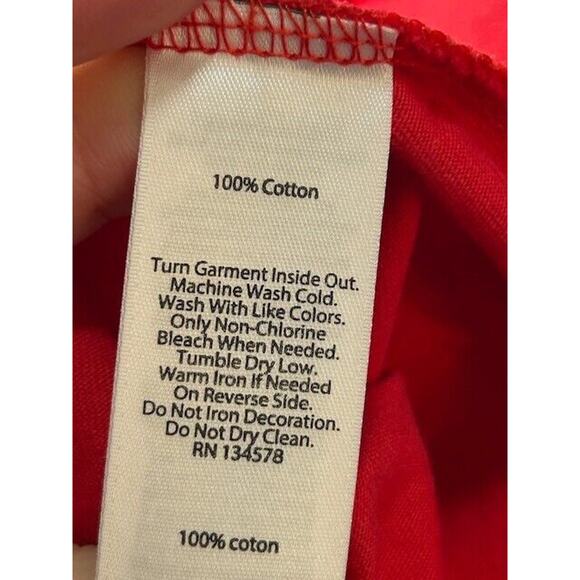 Vineyard Vines Mens Good Boy Long-Sleeve Pocket Tee Shirt Graphic Print Red M - Picture 6 of 9